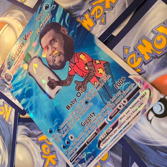 P Giggity Pokemon Card - Puff Daddy - quagmire/p ditty - Picture 8 of 10